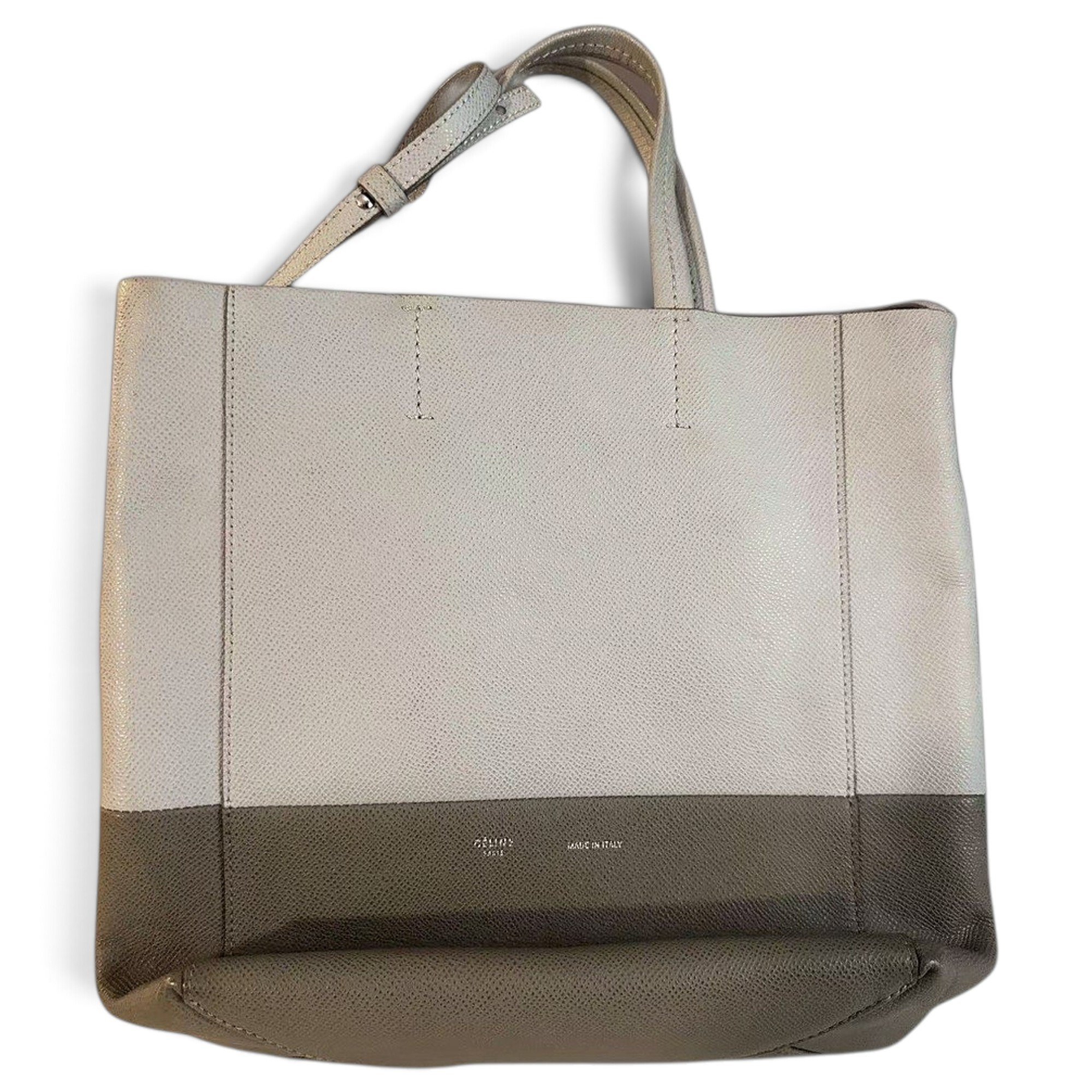 Cabas leather tote