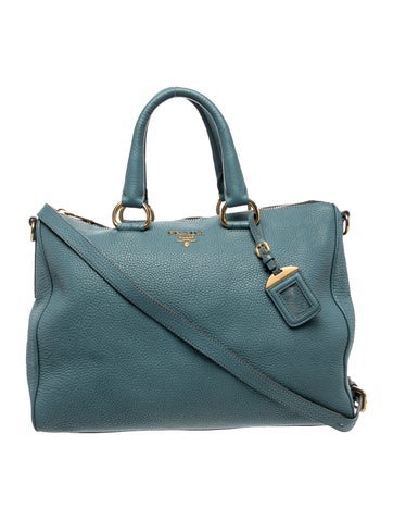 Vitello Daino Leather Top Handle Bag