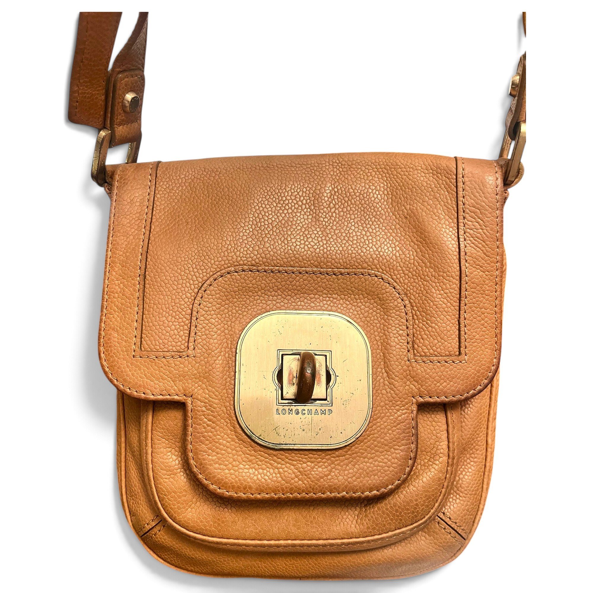 Roseau leather crossbody bag