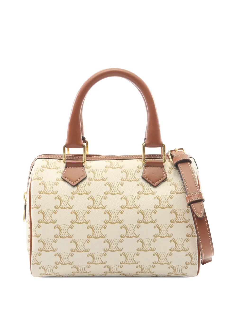 2000-2026 Small Triomphe Coated Canvas boston bag
