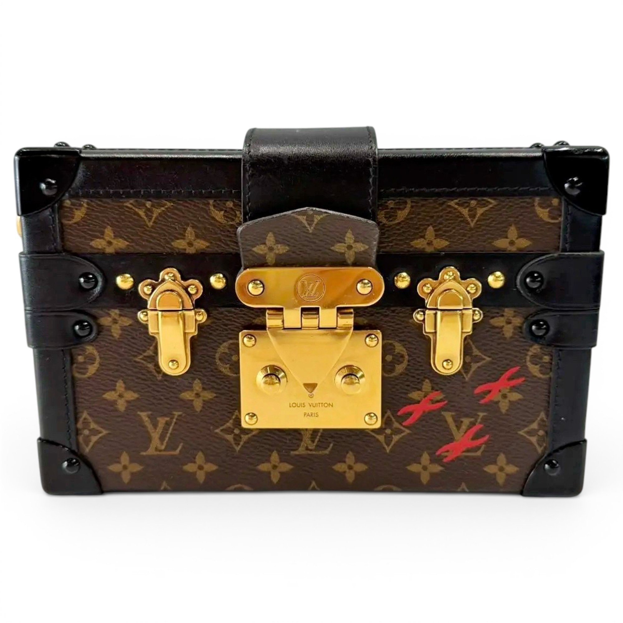 Petite Malle vinyl handbag