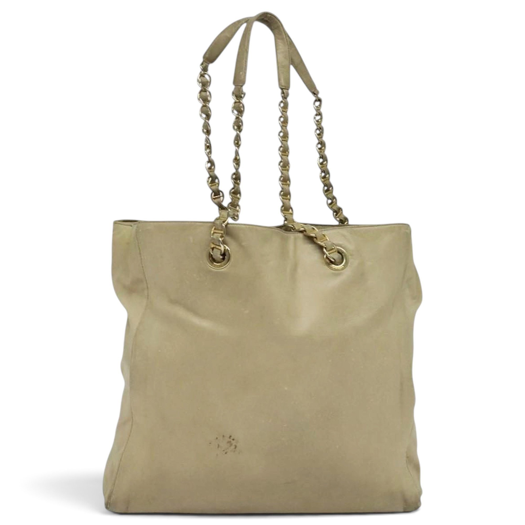 Leather tote