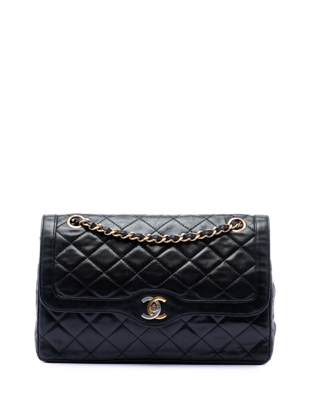 1986-1988 Limited Edition Paris Quilted Lambskin Double Flap shoulder bag