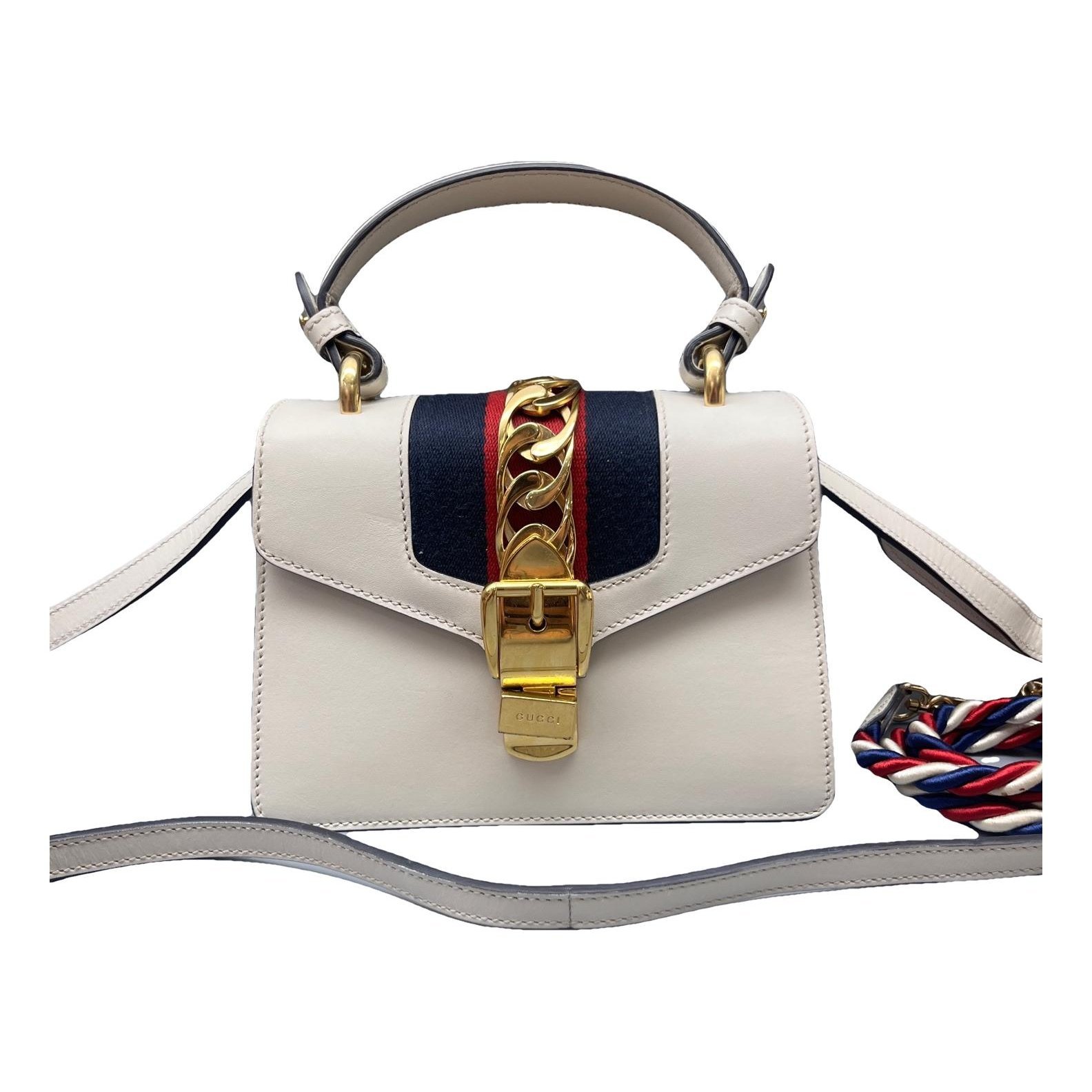 Sylvie Top Handle leather handbag
