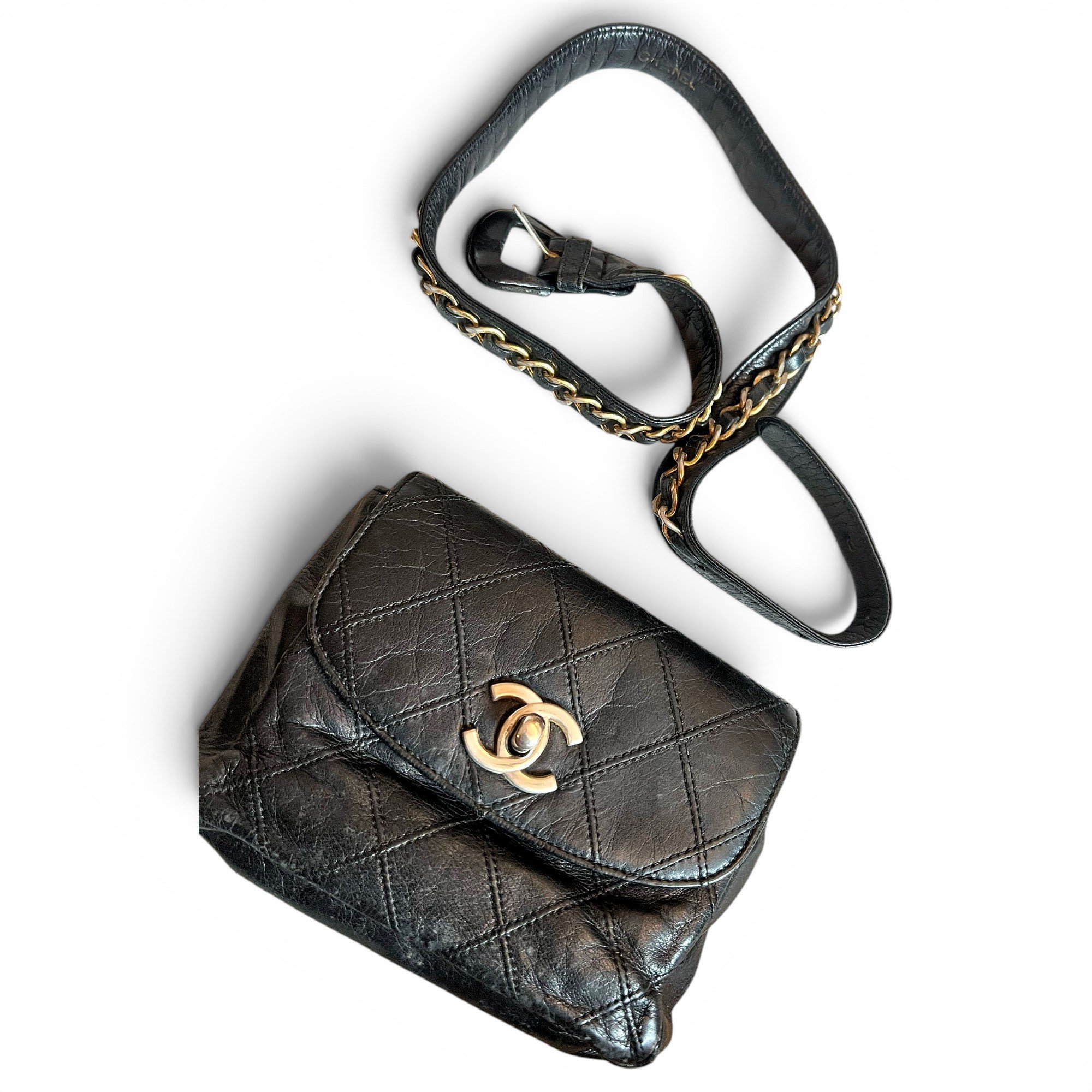 Leather handbag