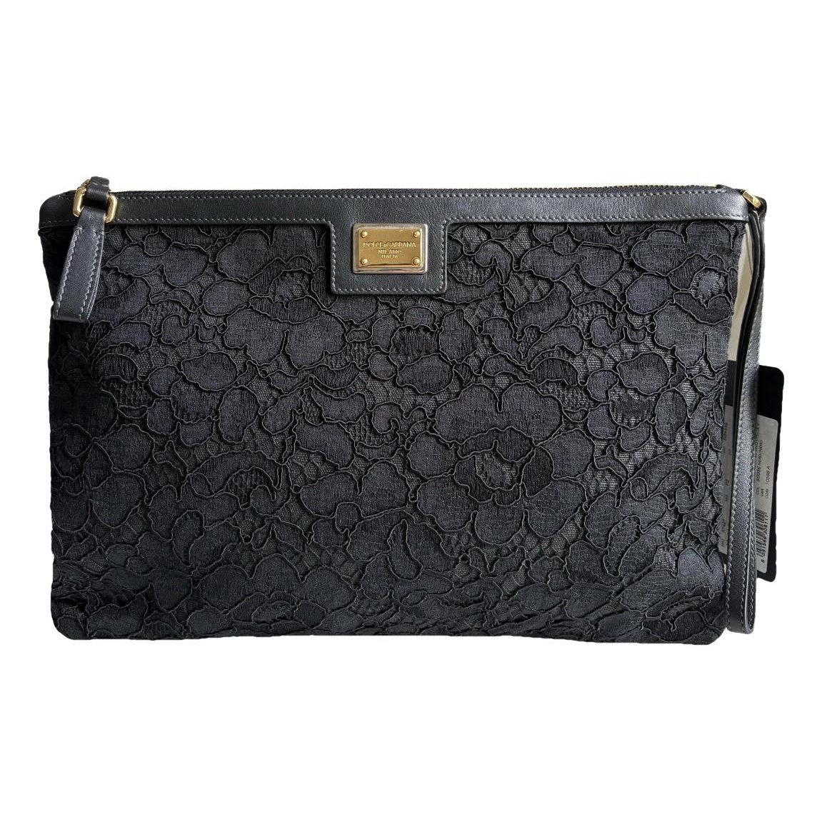 Dolce & Gabbana Sicily leather clutch bag
