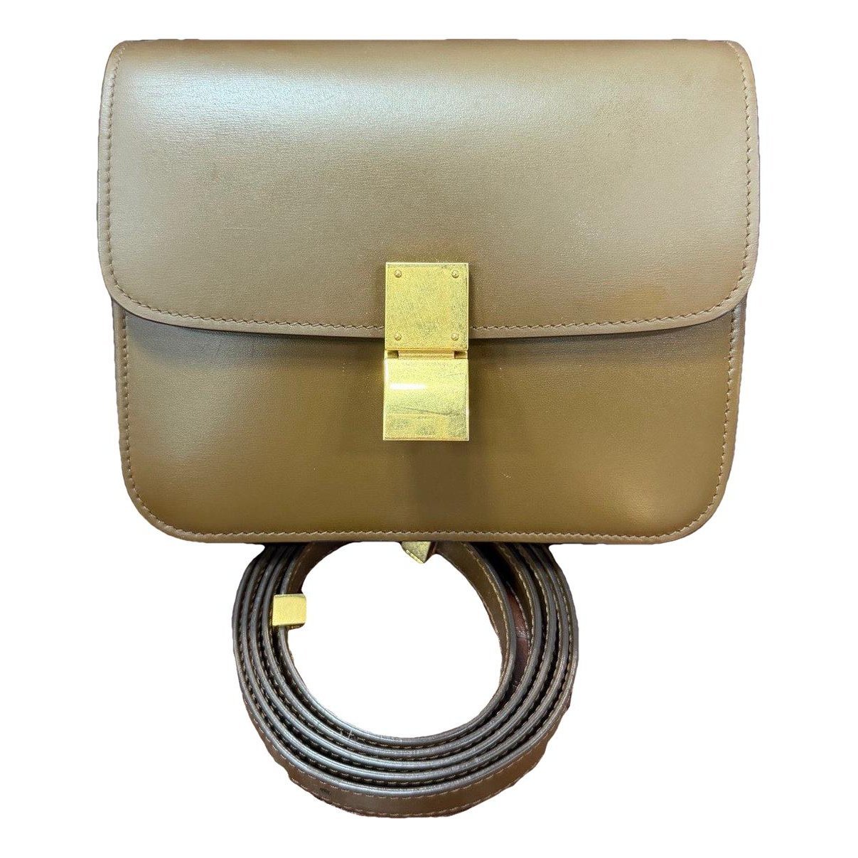 Classic leather crossbody bag