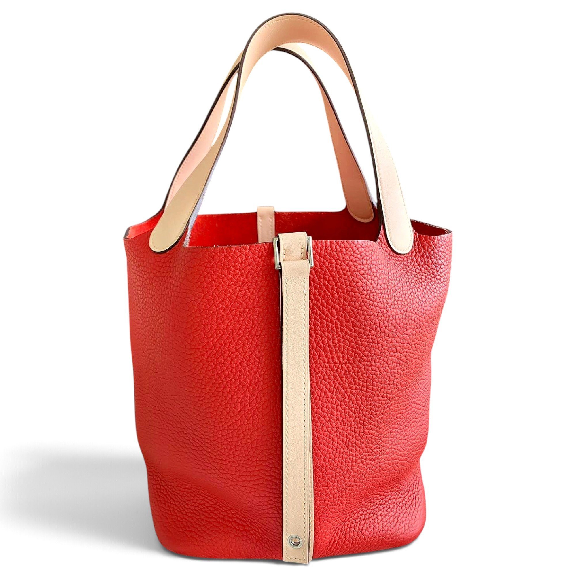 Picotin leather handbag