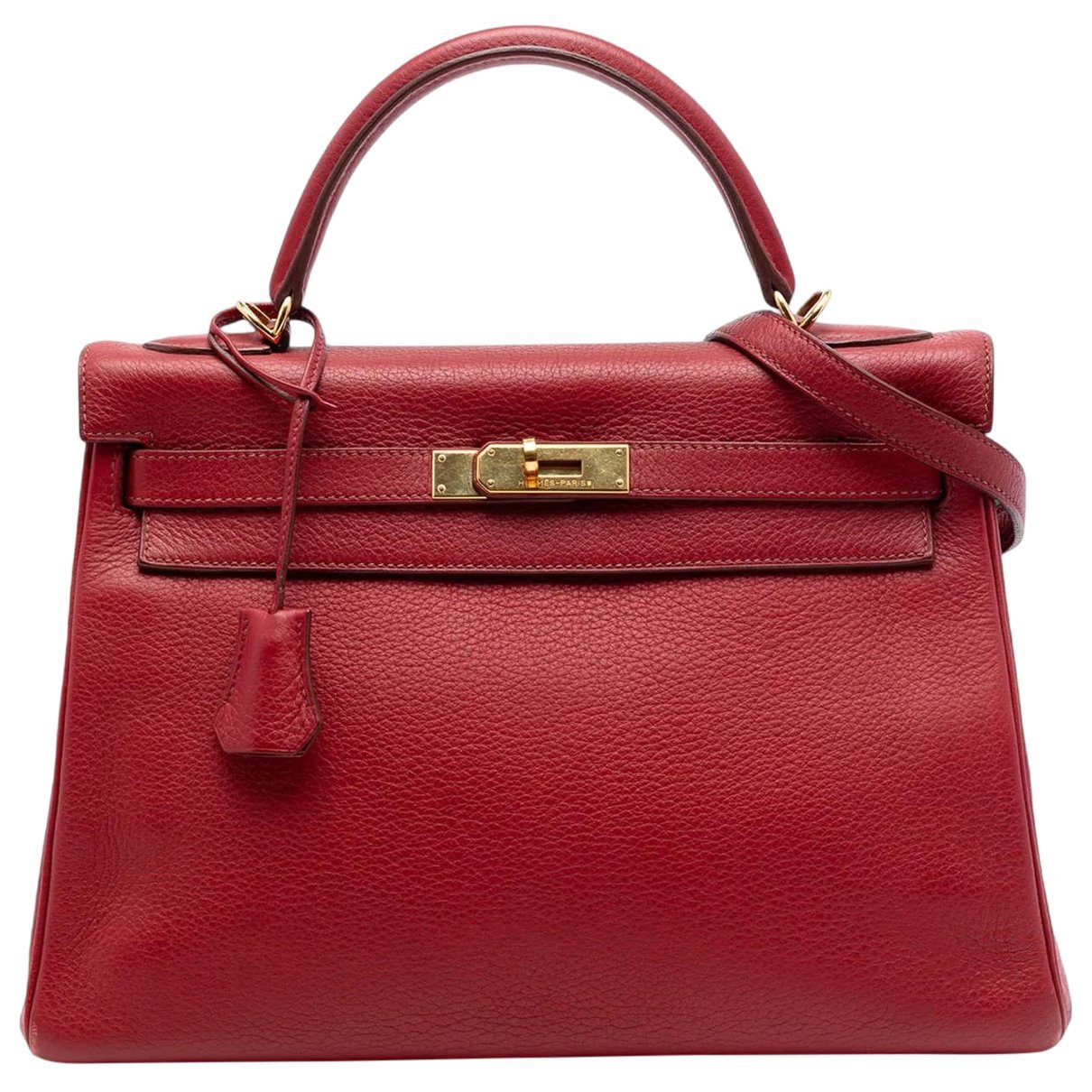 Hermes Kelly 32 Handbag Clemence Leather