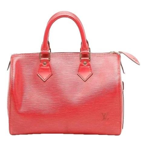 Speedy leather handbag