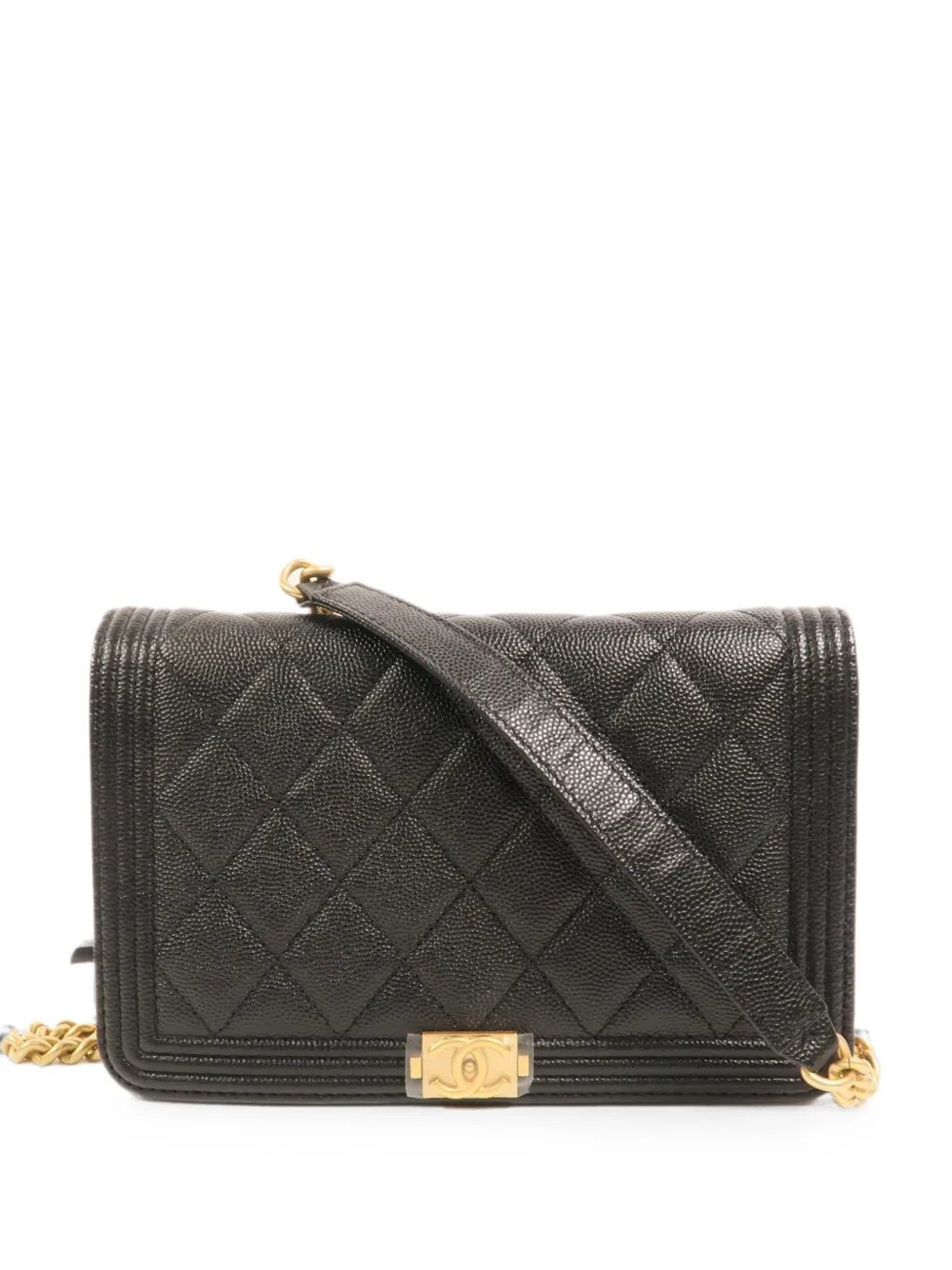 Boy Chanel CC quilted shoulder bag