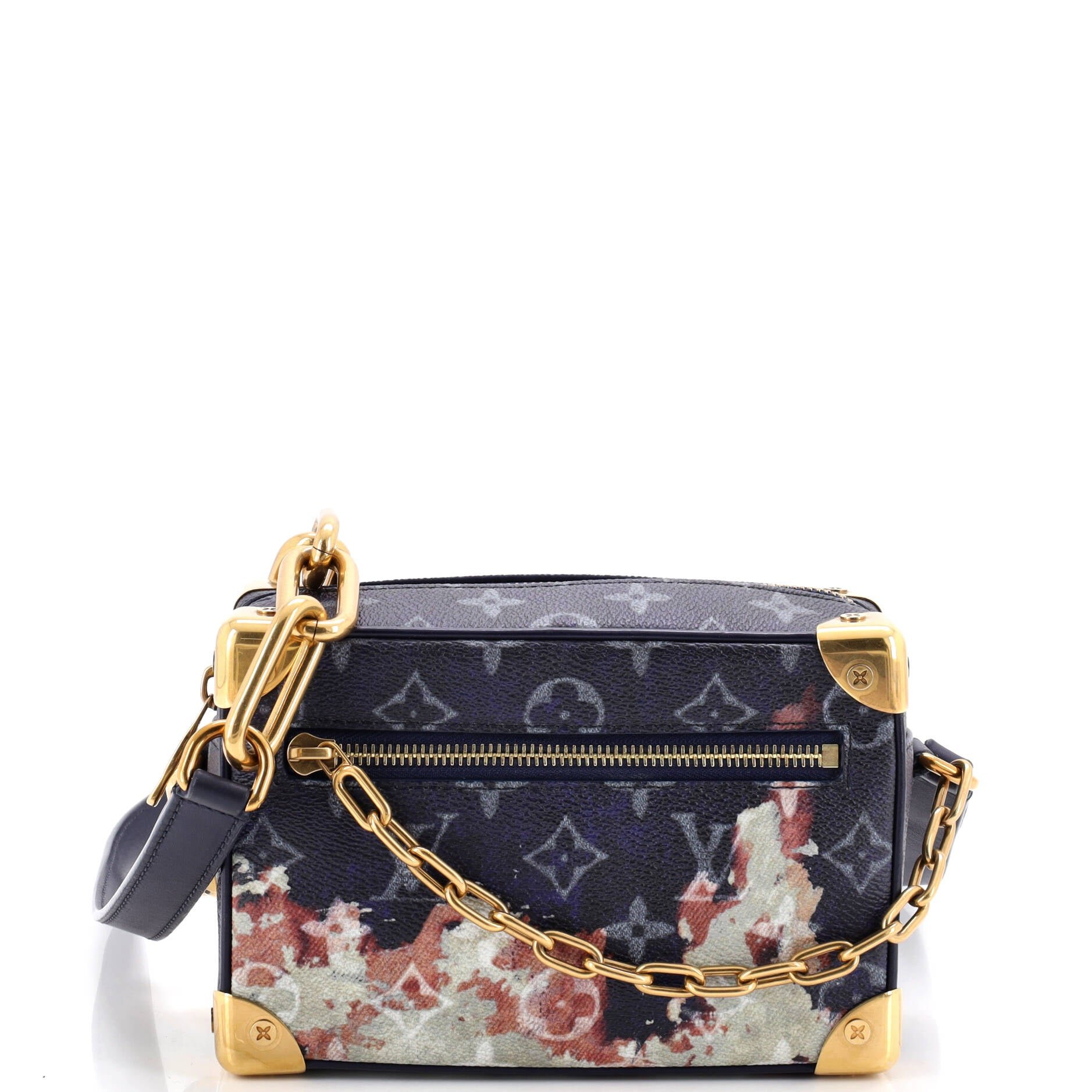 Soft Trunk Bag Monogram Bleach Canvas Mini