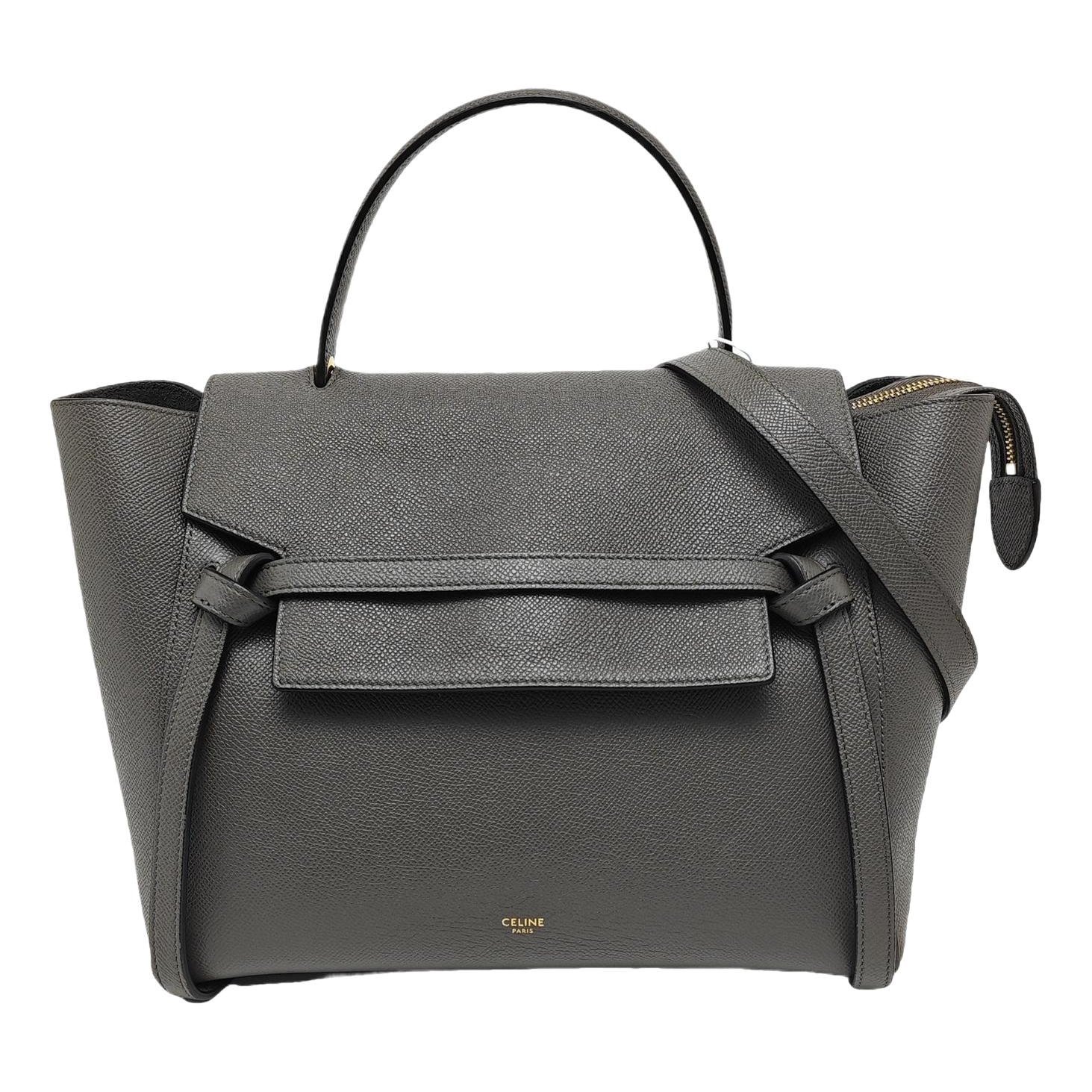 Belt leather handbag