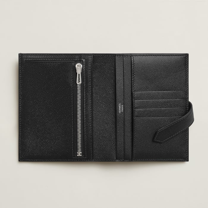 Noir Bearn Compact Monochrome Wallet