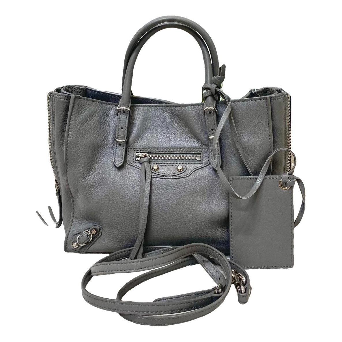 Papier leather tote