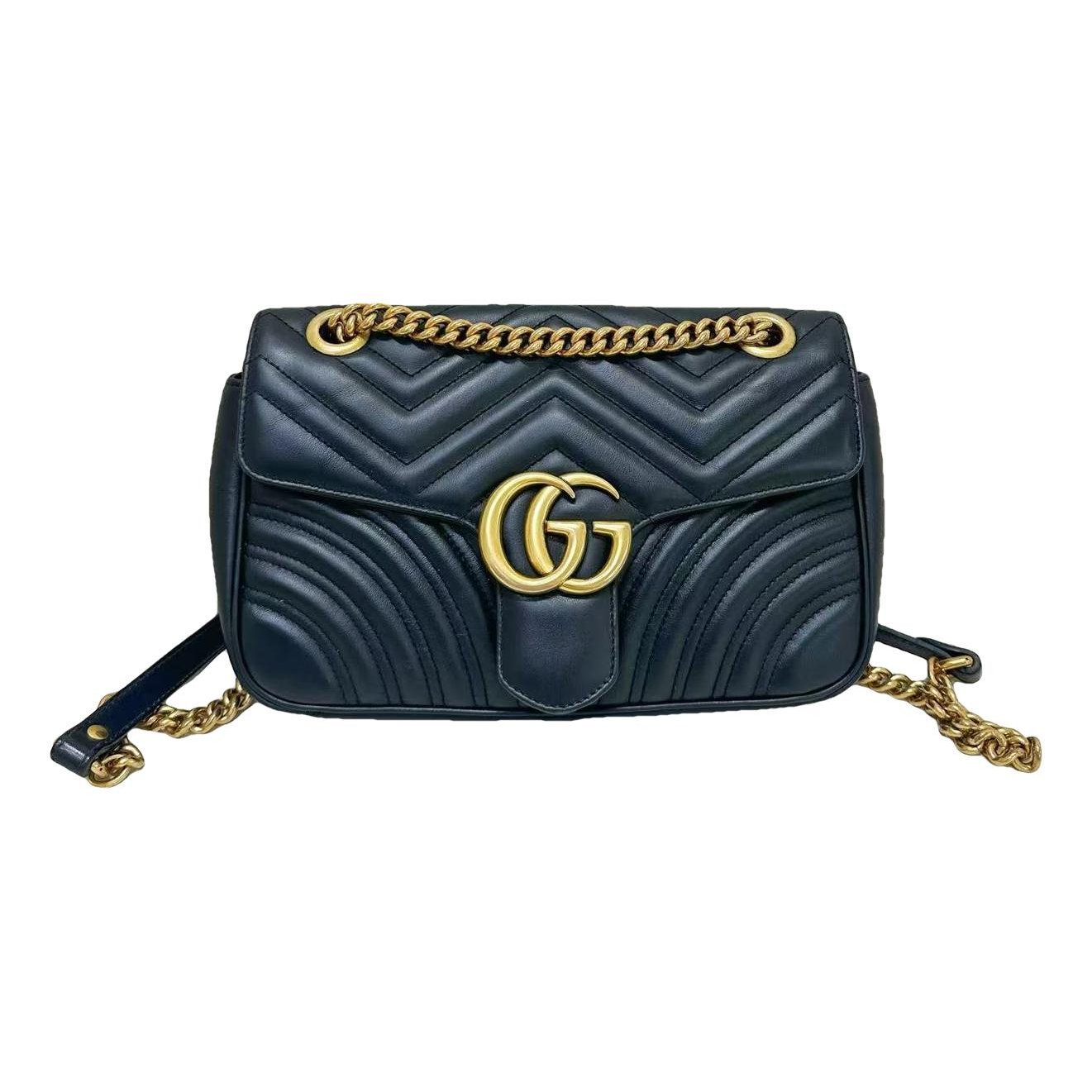 GG Marmont Flap leather handbag