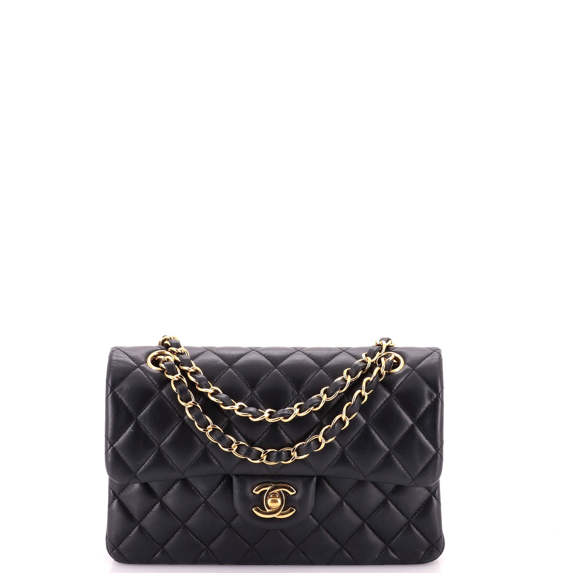 Classic Double Flap Bag Quilted Lambskin Small