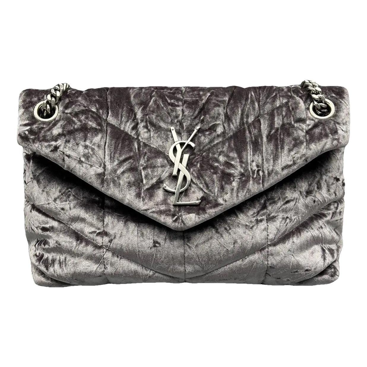 Loulou Puffer velvet crossbody bag