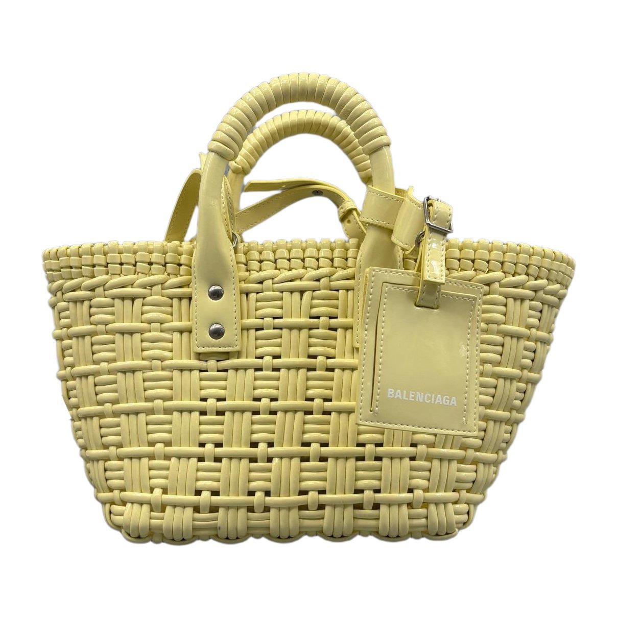 Bistro Panier patent leather tote