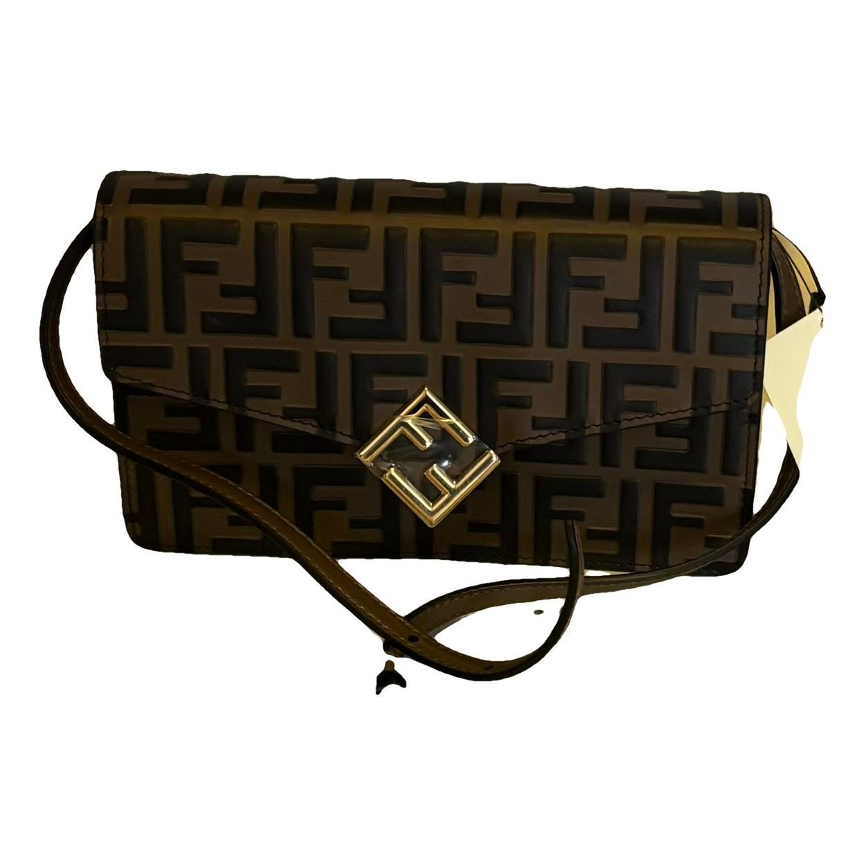 Wallet On Chain leather handbag
