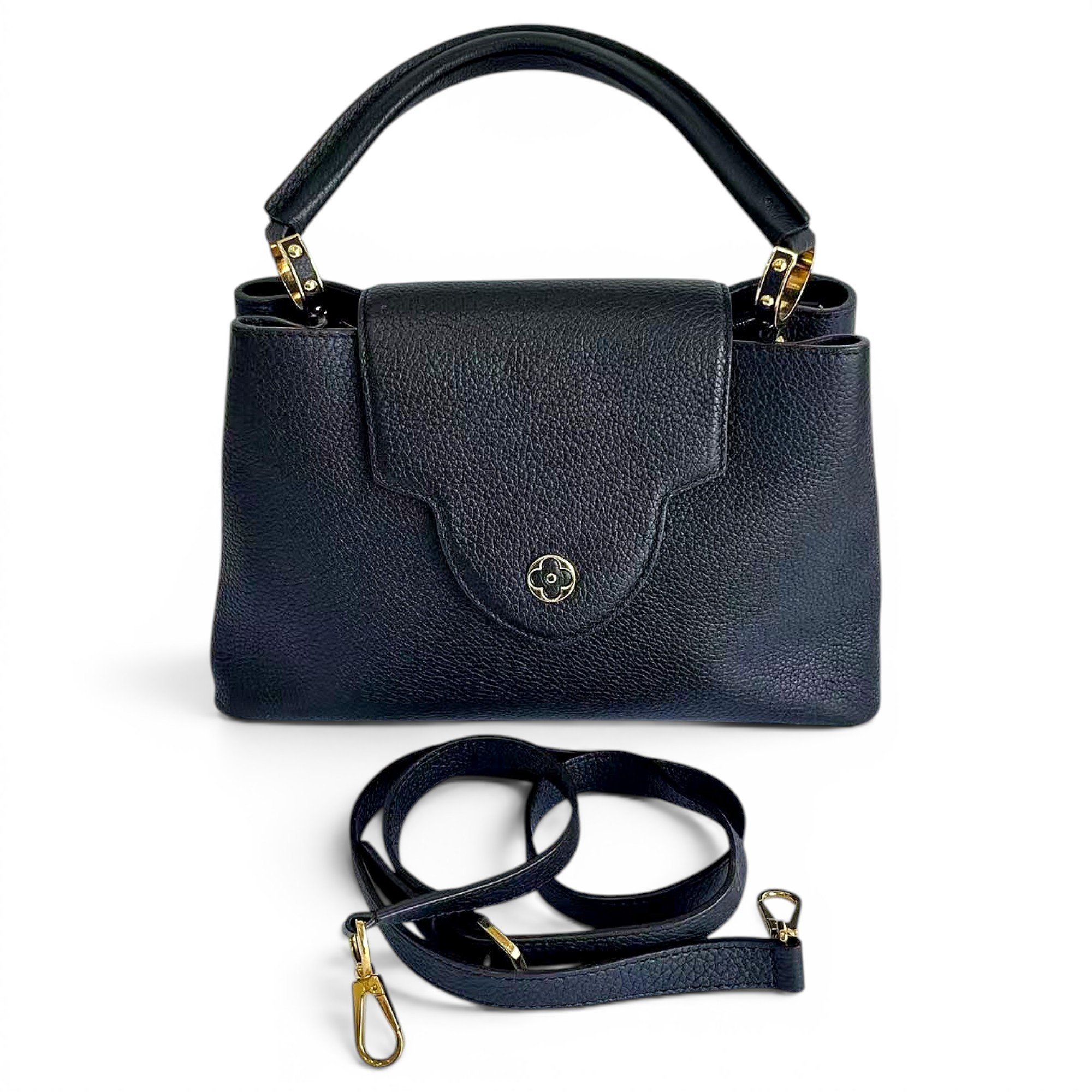 Capucines leather handbag