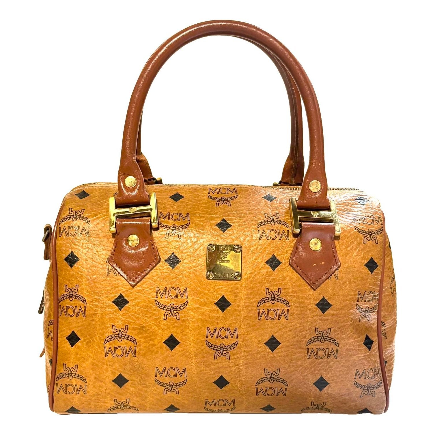 Boston linen handbag