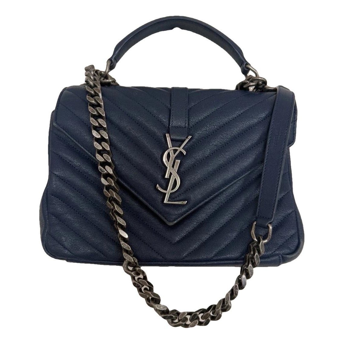 Collége monogramme leather handbag