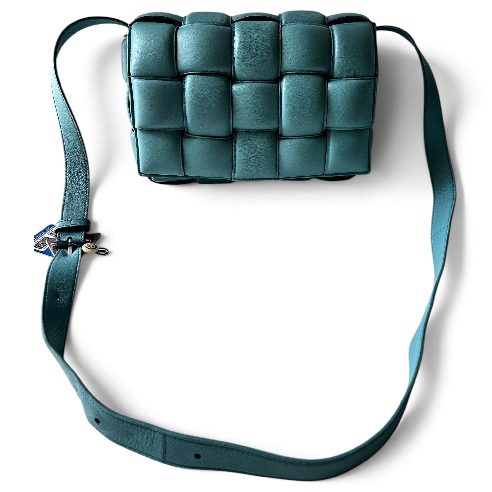 Cassette Padded leather handbag