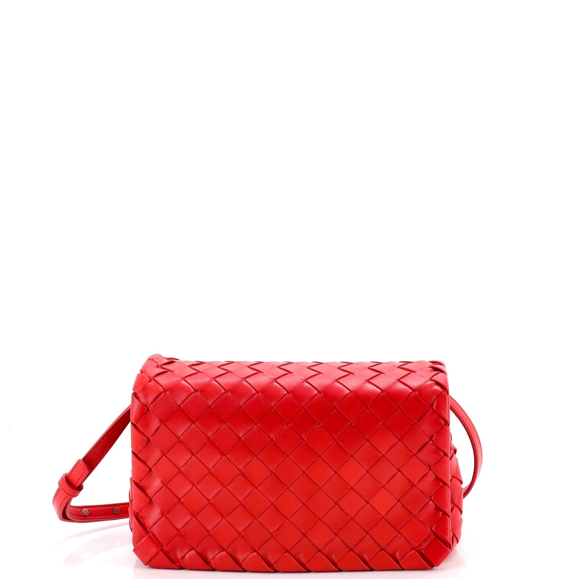 Convertible Flap Shoulder Bag Intrecciato Nappa Small
