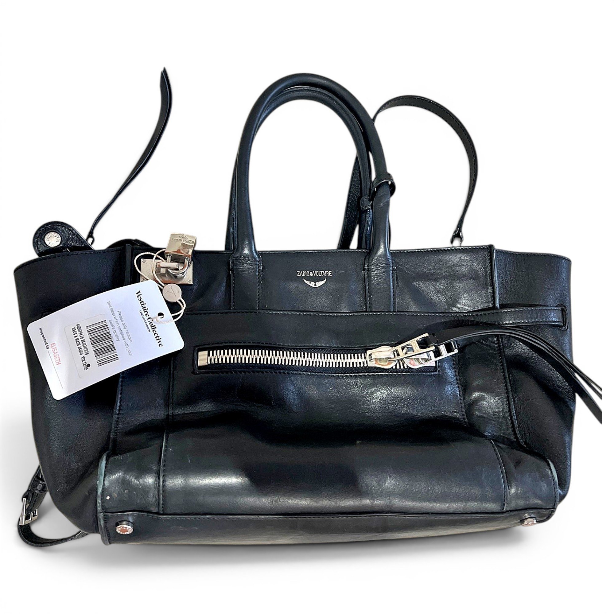 Leather crossbody bag