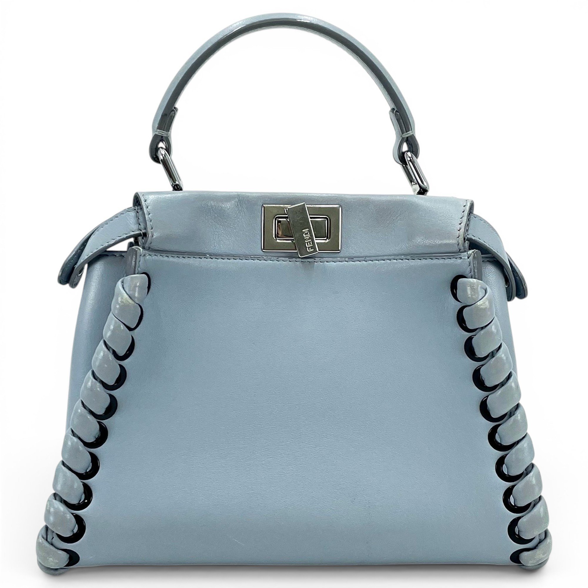 Peekaboo leather handbag