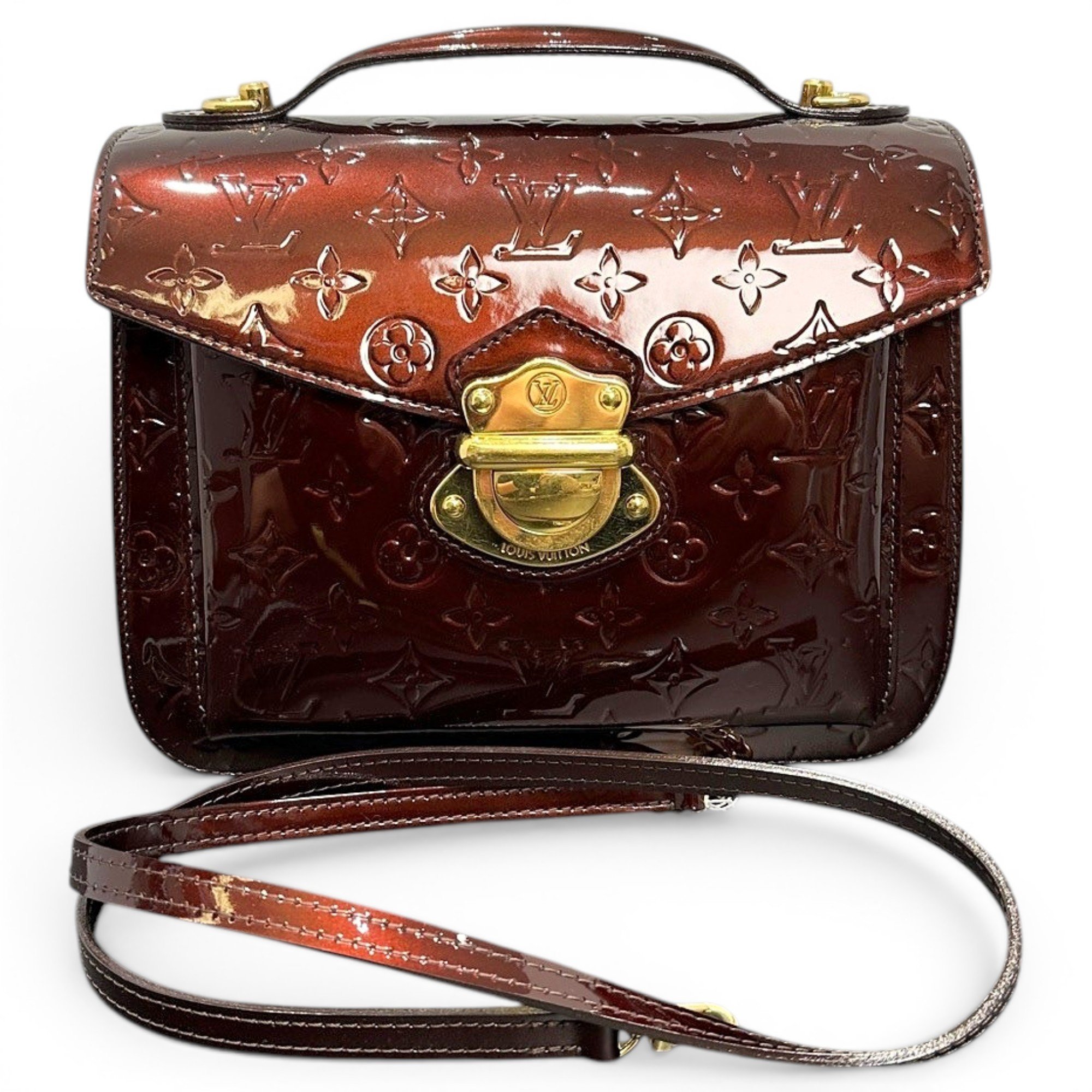 Patent leather bag