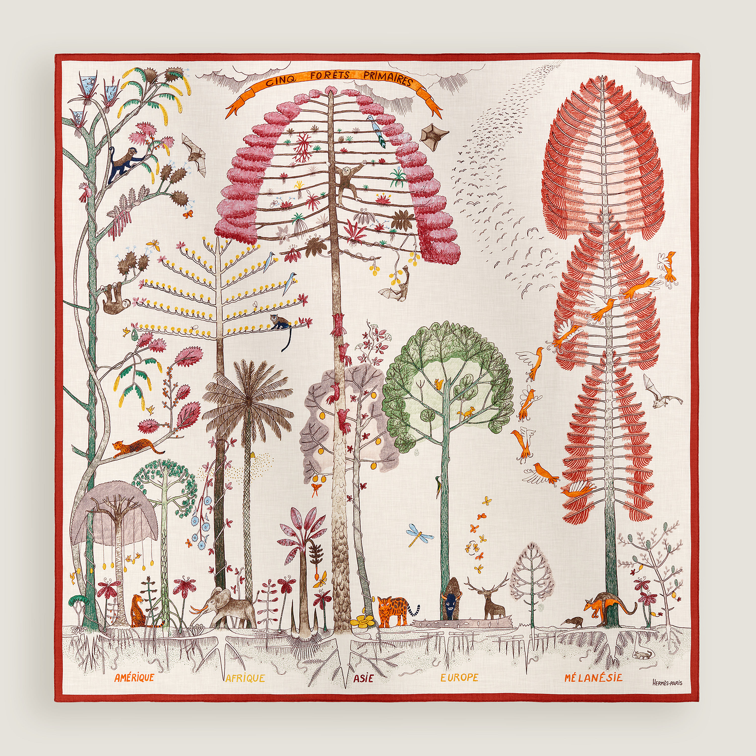 Cinq Forets Primaires shawl 140