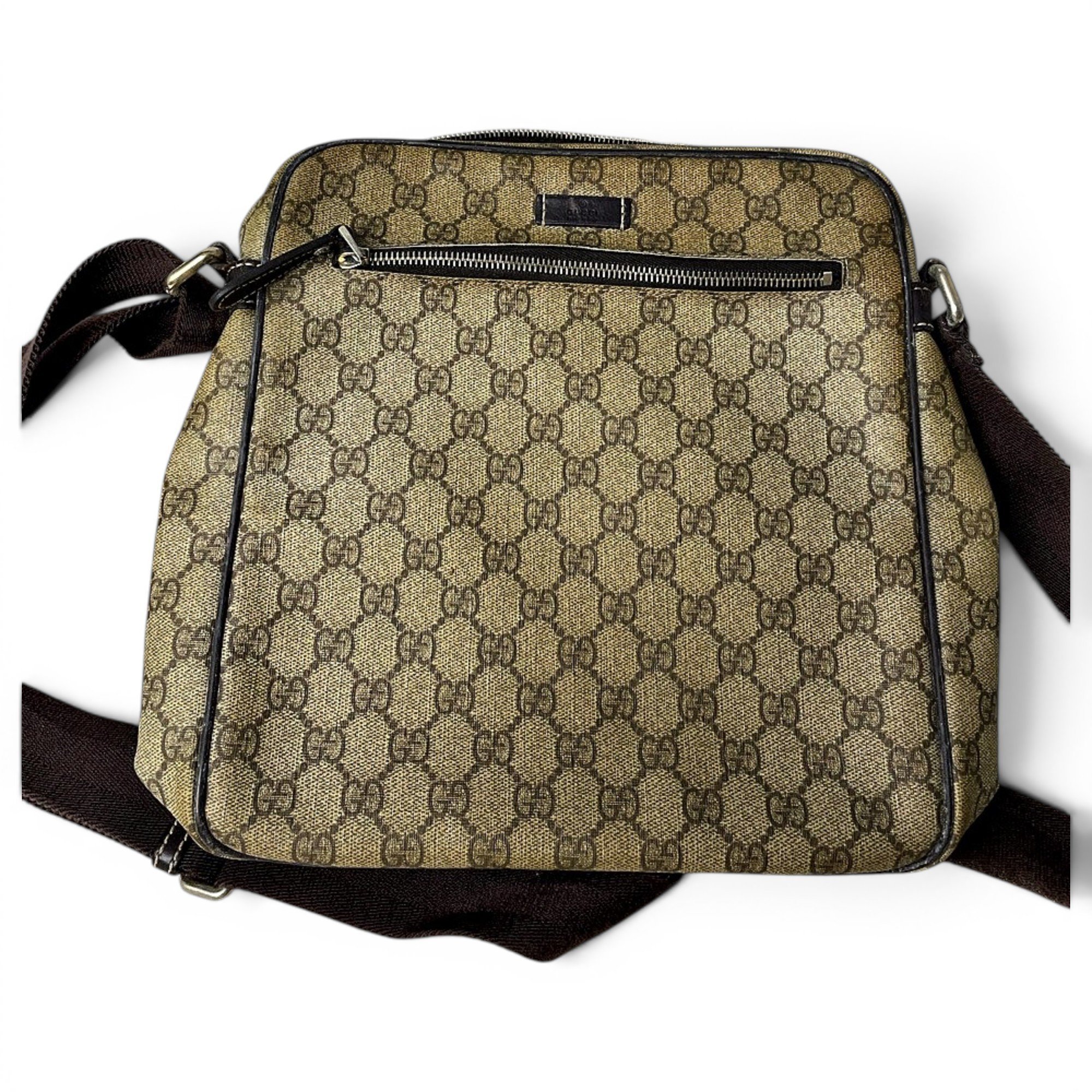 Leather crossbody bag