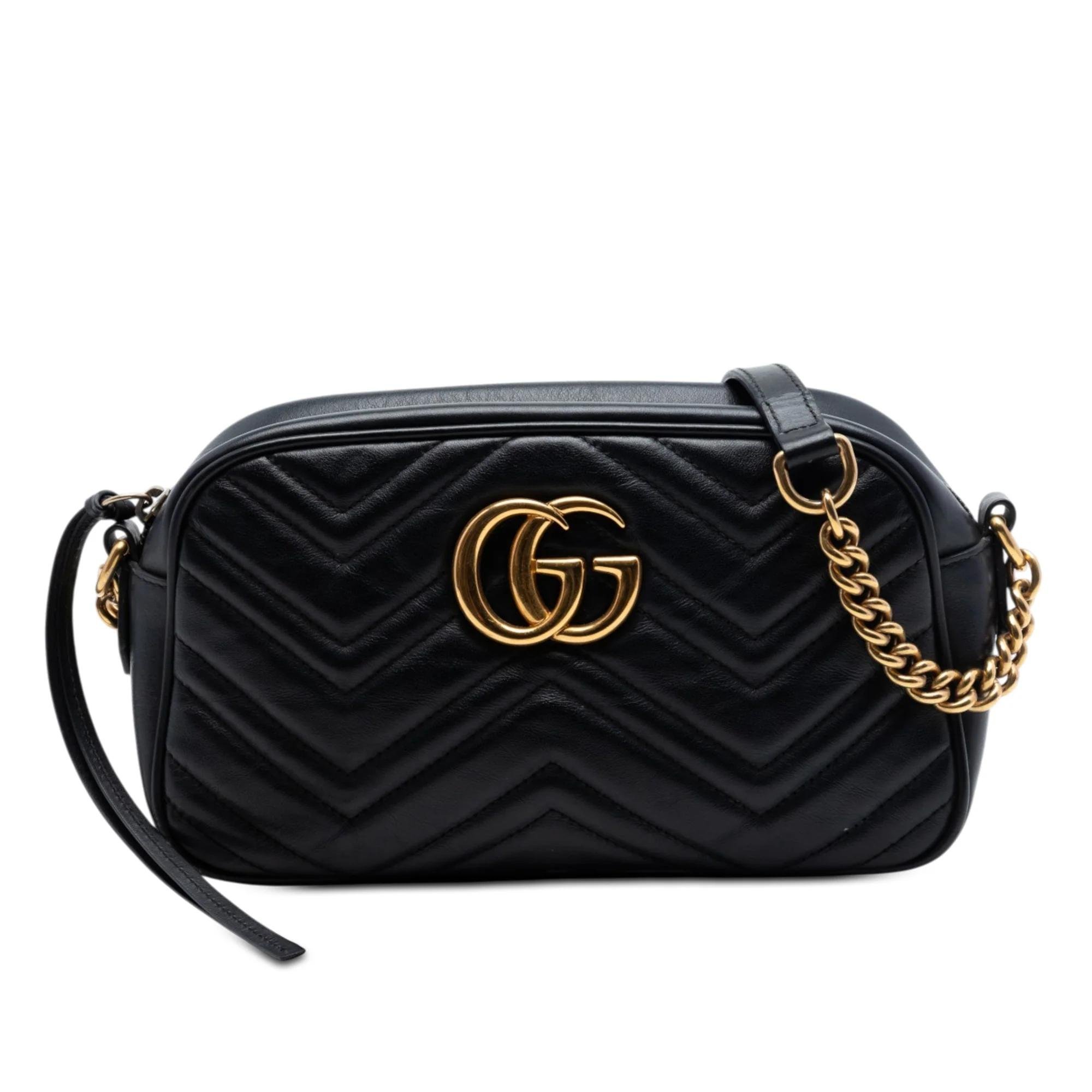 GG Marmont pony-style calfskin handbag