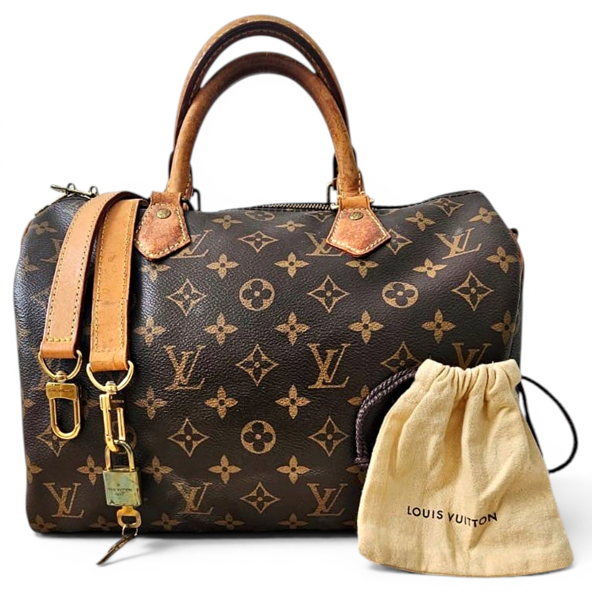 Speedy Bandoulière leather handbag