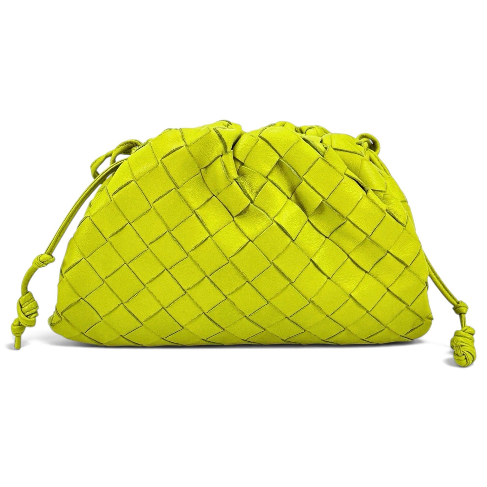 Pouch leather handbag