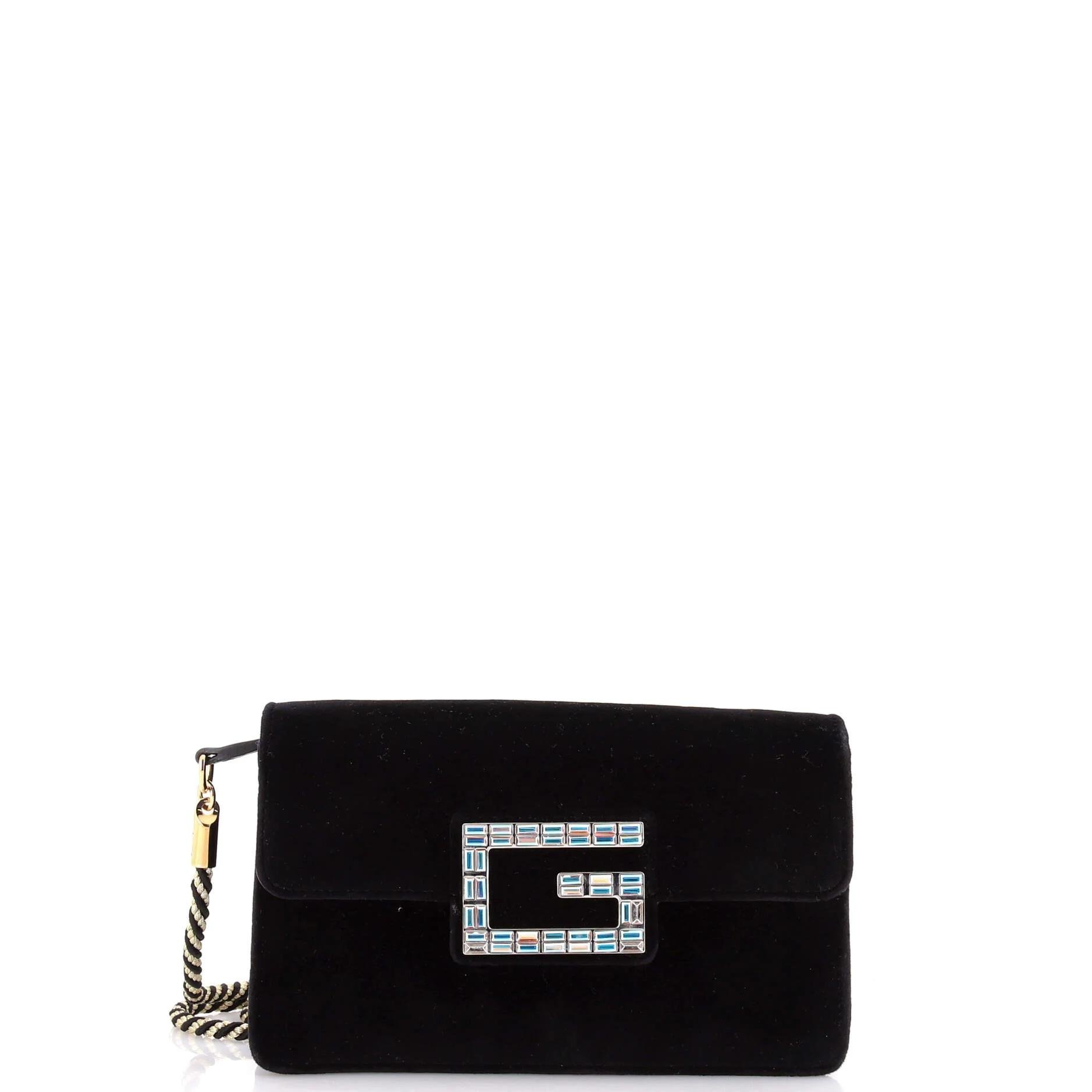 Velvet crossbody bag