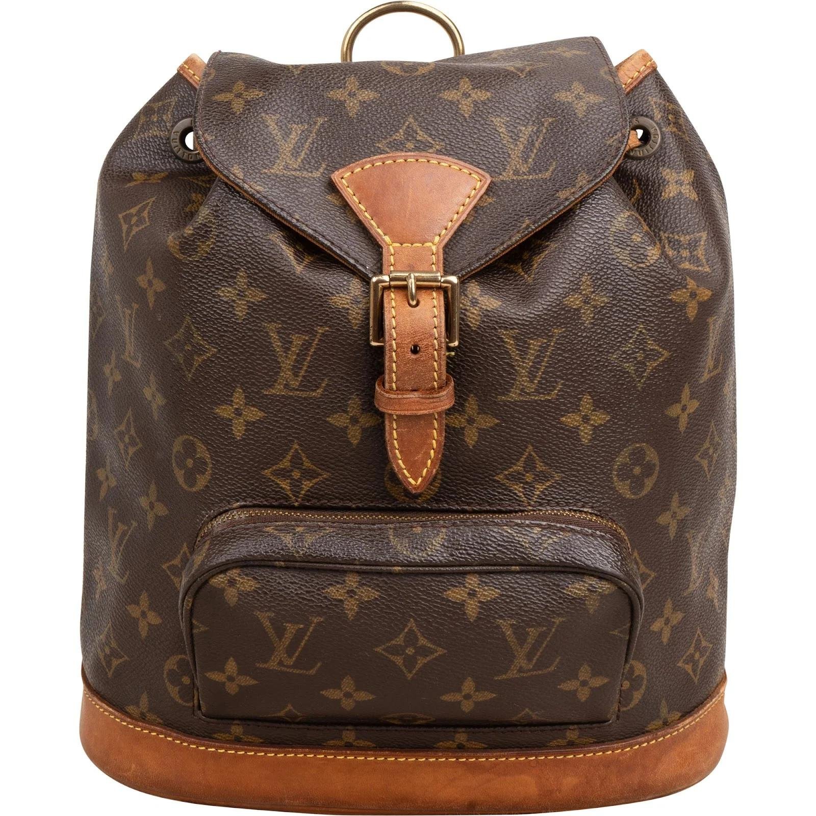 Montsouris leather backpack