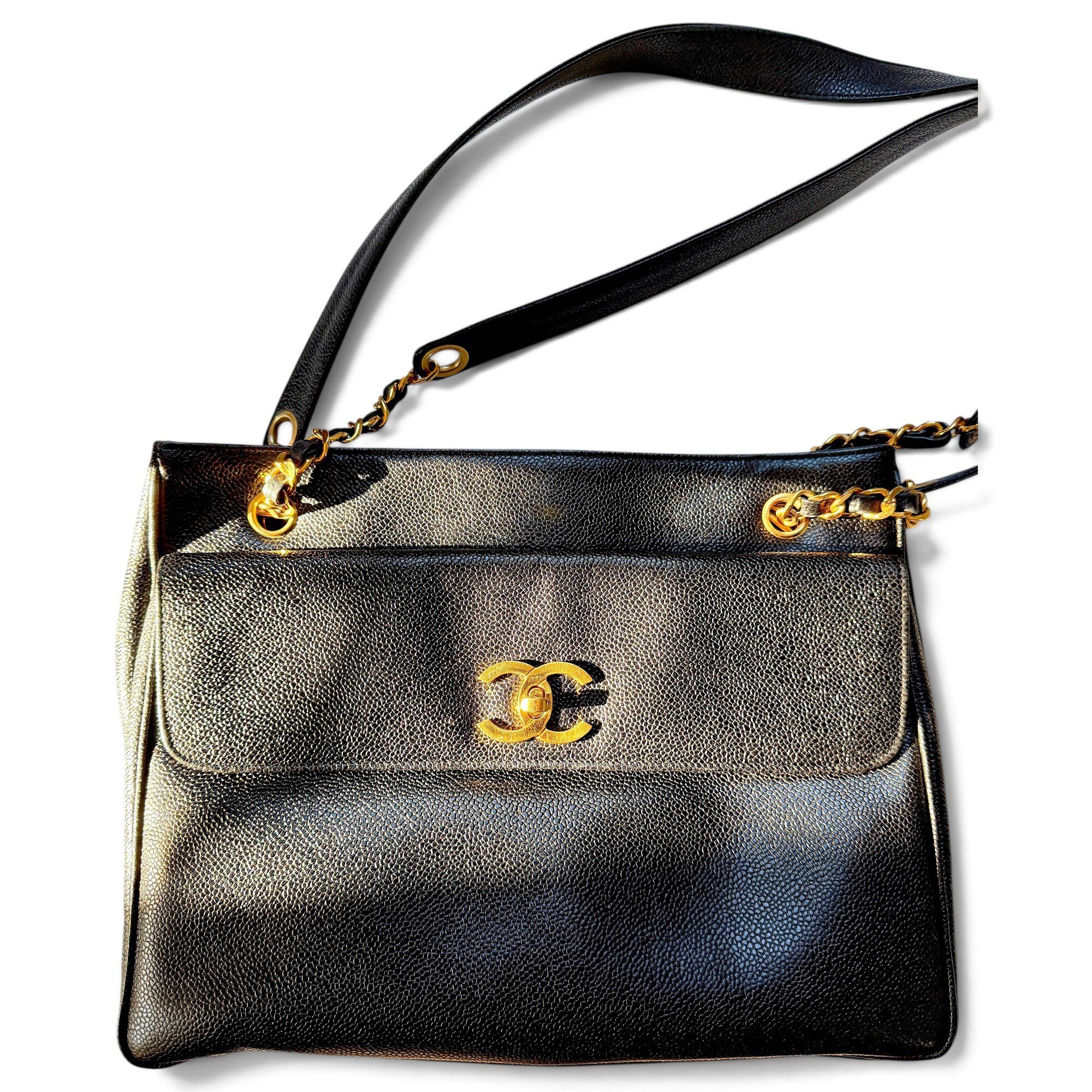 Grand shopping leather tote