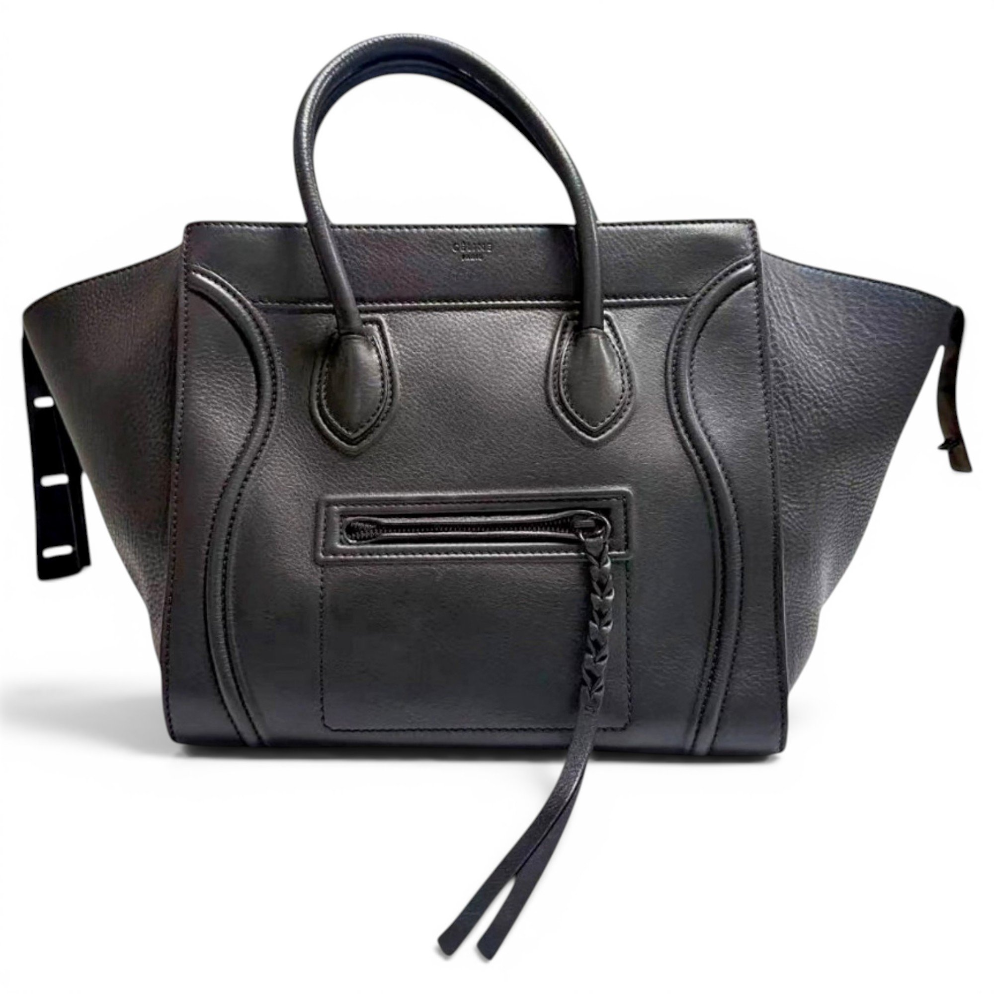 Luggage leather handbag