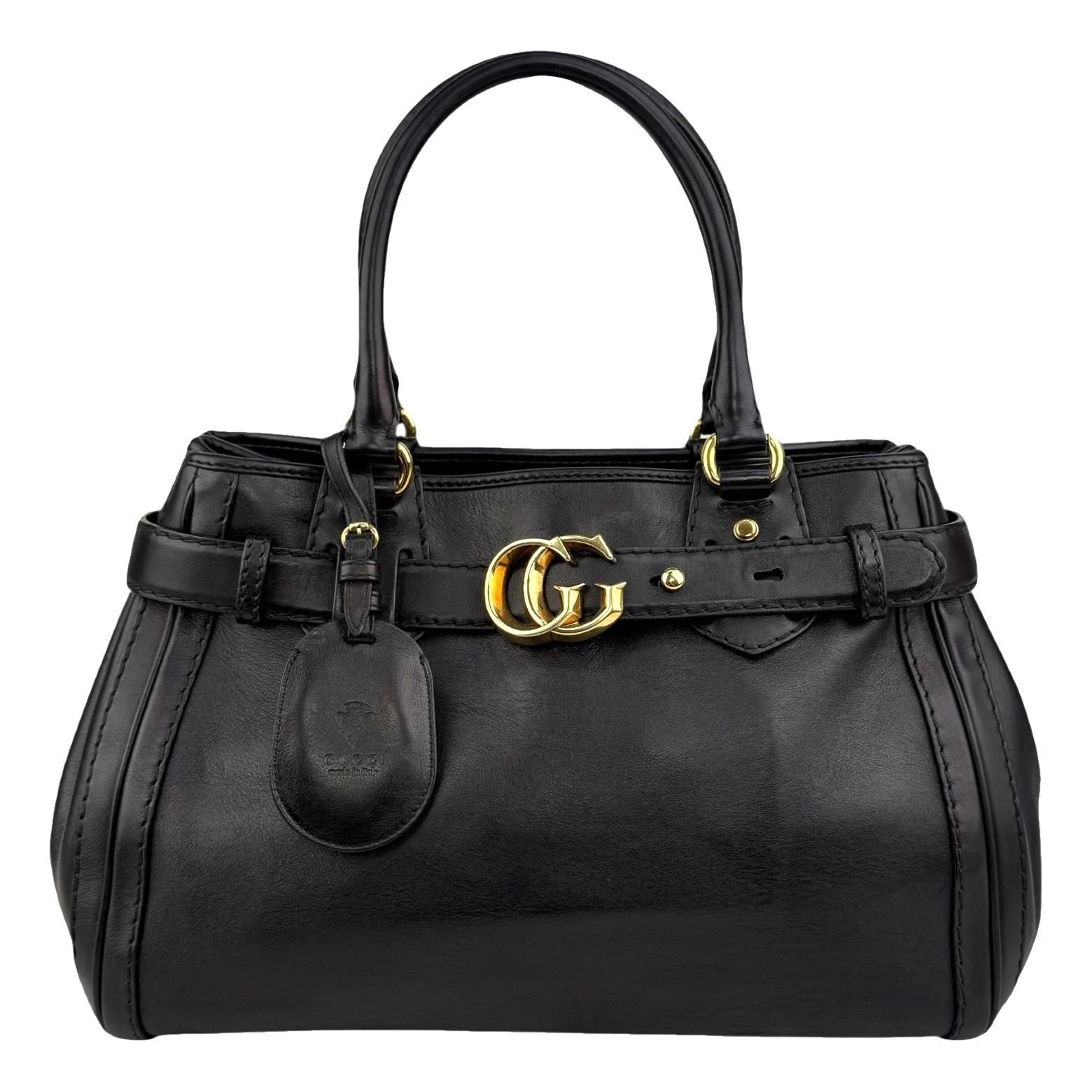 GG Running leather handbag