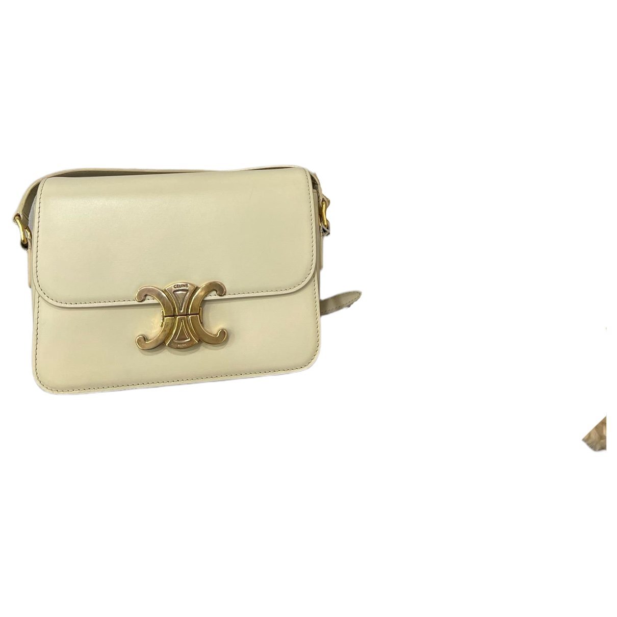 Triomphe leather handbag