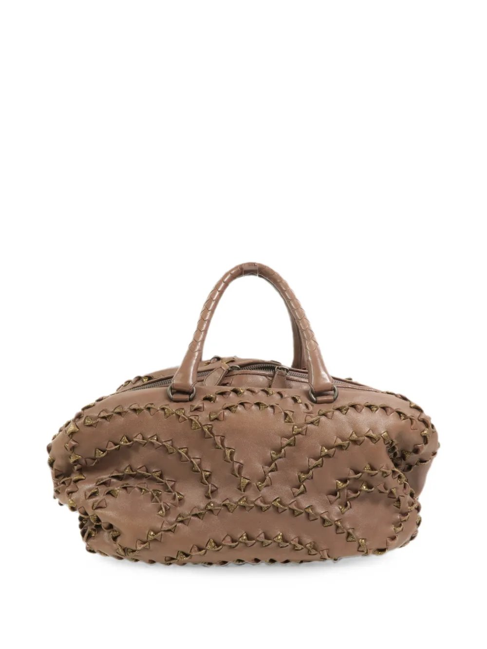 san Marco woven leather tote bag