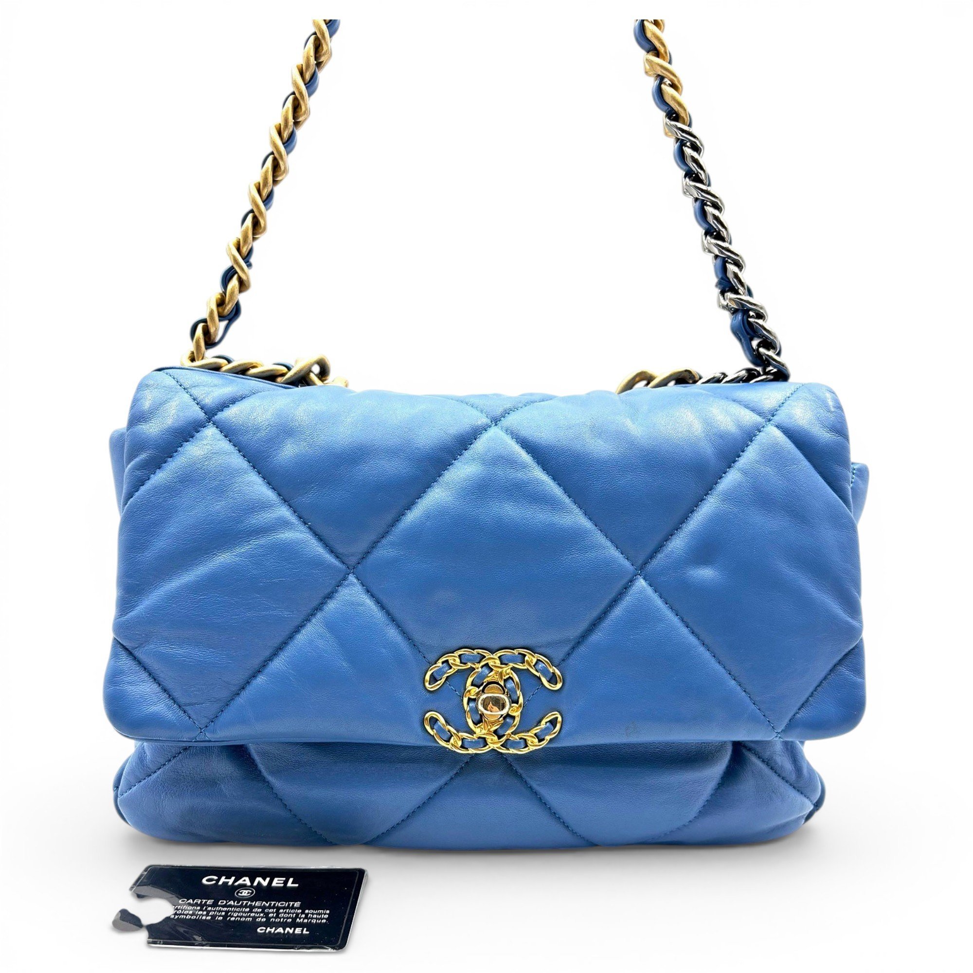 Chanel 19 leather handbag