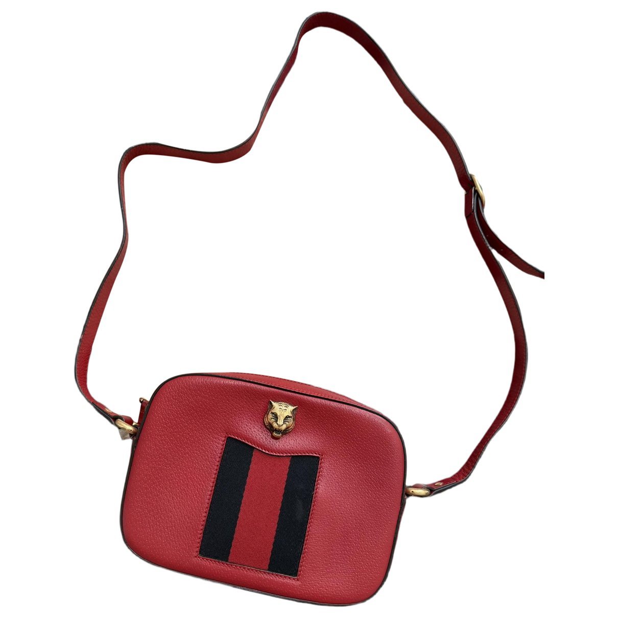 Animalier leather crossbody bag