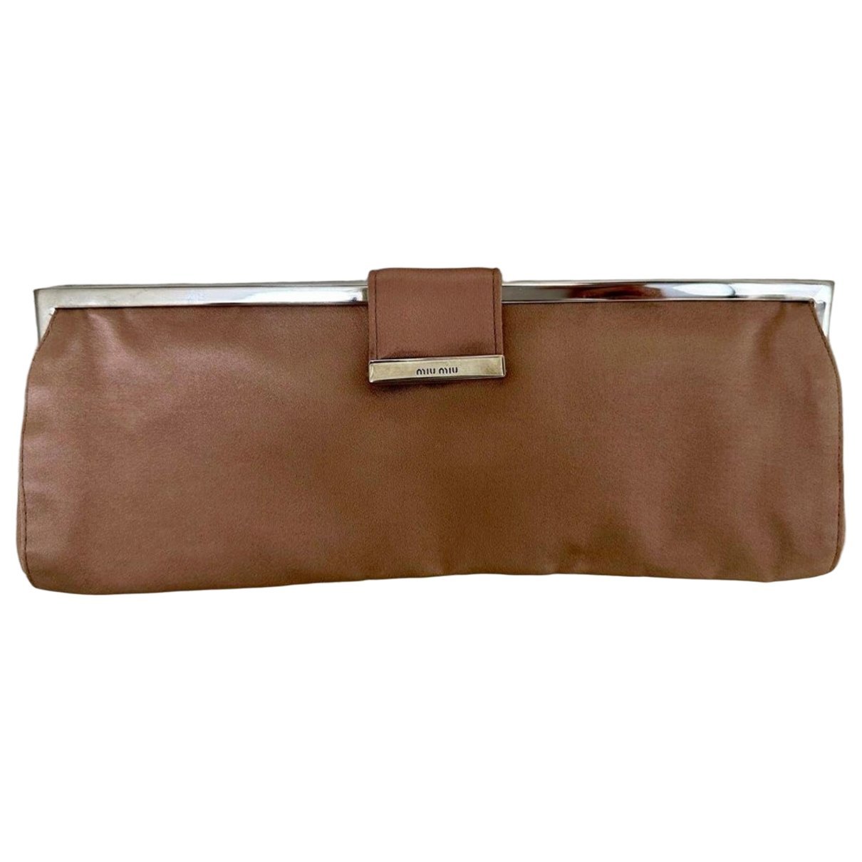 Silk clutch bag