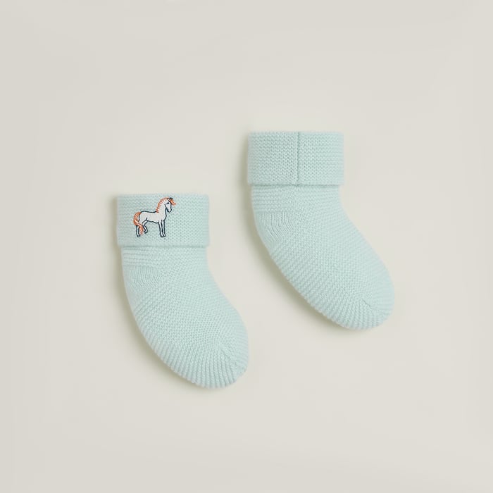 Vert Aqua Cabriole Socks