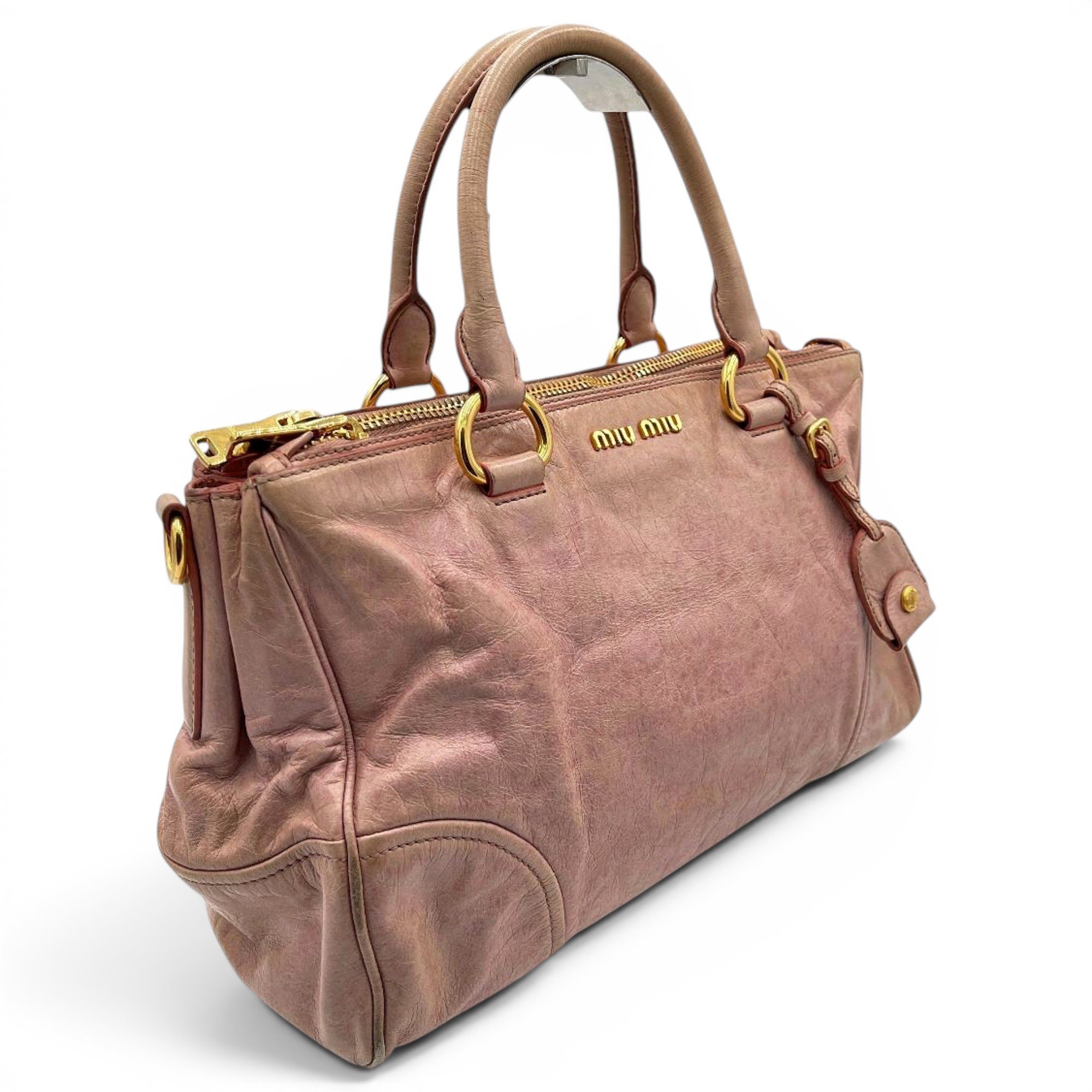 Leather handbag