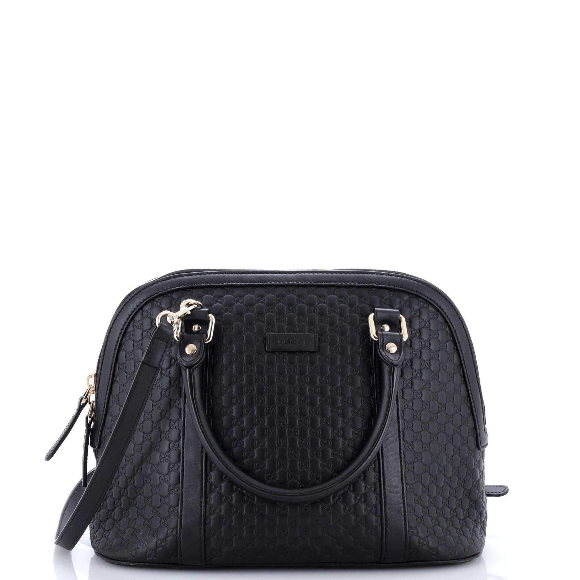 Convertible Dome Satchel Microguccissima Leather Medium